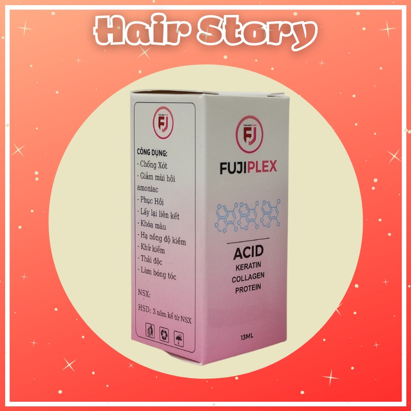 Tinh Chất Fujiplex Acid Béo Keratin Collagen Protein Phục Hồi Tóc Nát Hư Tổn, Giảm Sót Khi Nhuộm tóc HairStory