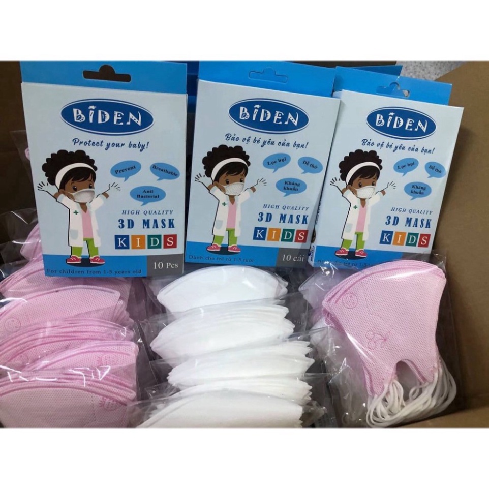 Khẩu trang y tế trẻ em, khẩu trang cute, in hình gấu  nhiều màu sắc  cho bé từ 5-8  tuổi hộp 10 cái BANDA Shop Hải Nhiều | BigBuy360 - bigbuy360.vn