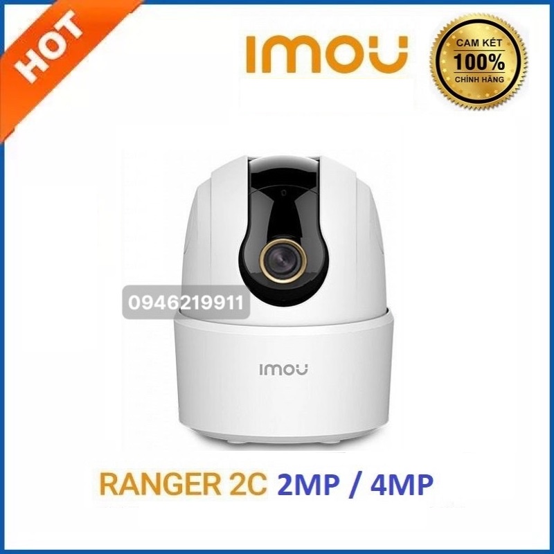 Camera Imou Ranger 2C 2MP/4MP Ta22CP / Ta42CP xoay 360 độ đàm thoại 2 chiều Hàng Chính Hãng