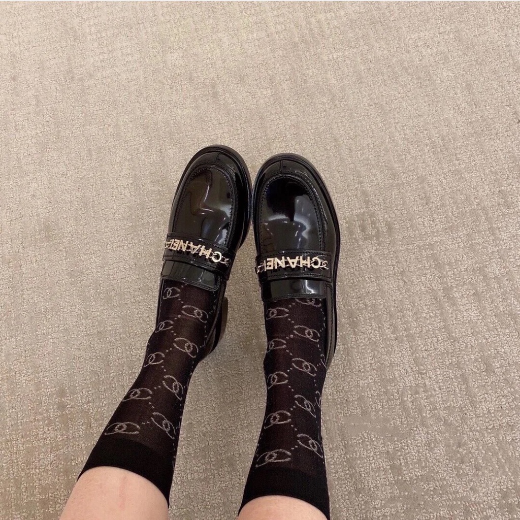 Mới Giày Lười Da Màu Vàng Nguyên Chất Không Có Hộp Cho Nữ