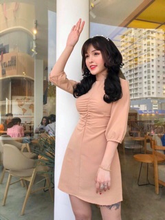 Đầm NUDE cực xinh (☘️ kèm ảnh thật)