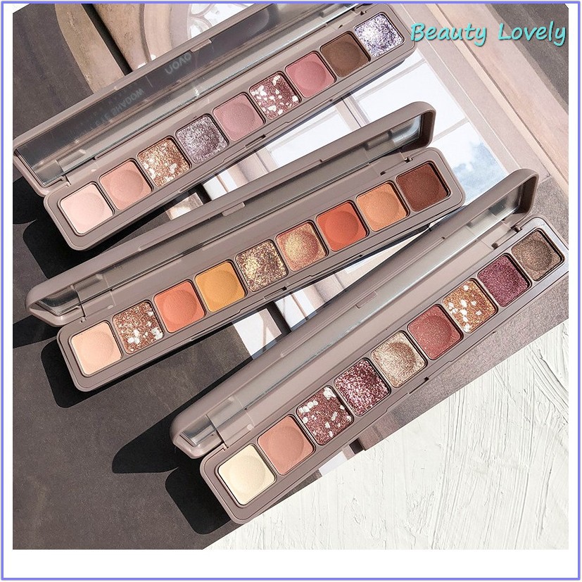 Bảng Phấn Mắt 9 ô Màu Nhũ Lameila Hàng Nội Địa Trung | BigBuy360 - bigbuy360.vn