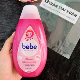 Dầu gội đầu không cay mắt cho bé bebe Zartpflege Glanz shampoo (Đức)