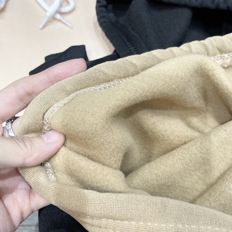 Bộ nỉ bông áo hoddi  quần bo gấu TTHD1 với 3 tông màu | BigBuy360 - bigbuy360.vn