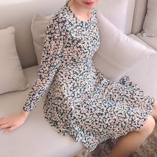 Đầm hoa vintage