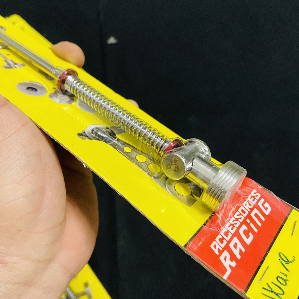 (Kèm ốc tăng chỉnh và lò xo xi ken) Đũa thắng đùm xe máy INOX 304 gắn các dòng xe WAVE, WAVE s110, Sirius, Ex10, Dream..