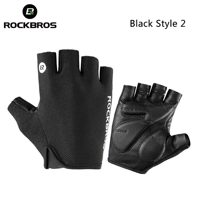 Găng tay xe đạp nửa ngón chống sốc RockBros