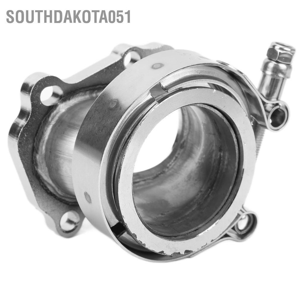 Southdakota051 8 Bolt Turbo Downpipe Flange Bộ chuyển đổi băng tần 2 5in V bằng thép không gỉ cho T25 T28 GT25 GT28