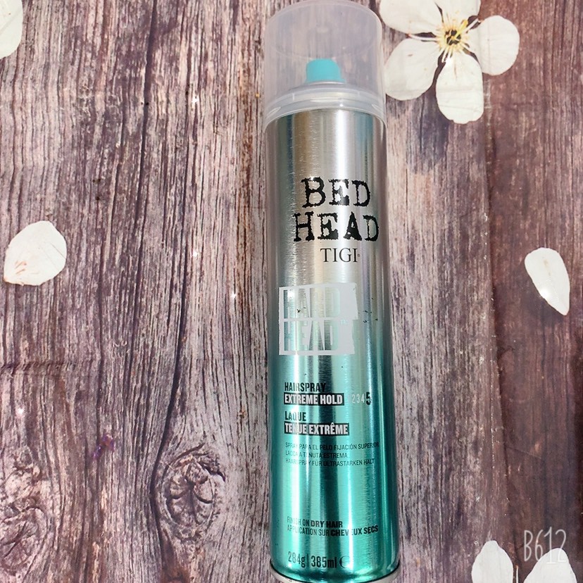 Keo Xịt siêu cứng, giữ kiểu lâu bền Tigi Bed Head Hard Extreme Hold Hairspray 100ml / 385ml