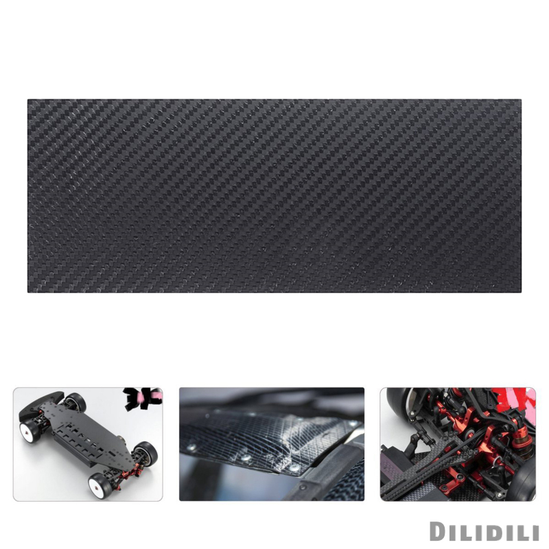 Tấm Sợi Carbon Màu Đen (250Mm X 100mm) Cho Drone