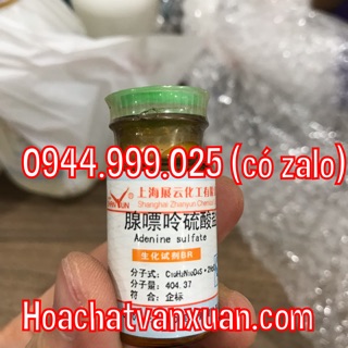 Hóa chất adenine sulfate CAS 321-30-2 lọ 5g C10H12N10O4S