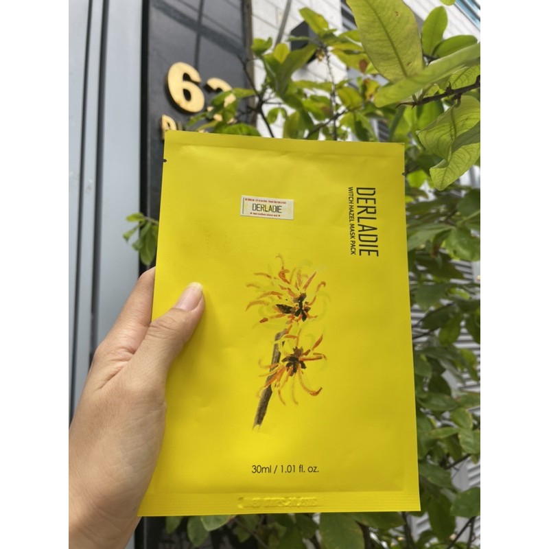 Mặt nạ giảm mụn, dưỡng sáng da Derladie Witch Hazel Mask Pack 30ml | BigBuy360 - bigbuy360.vn