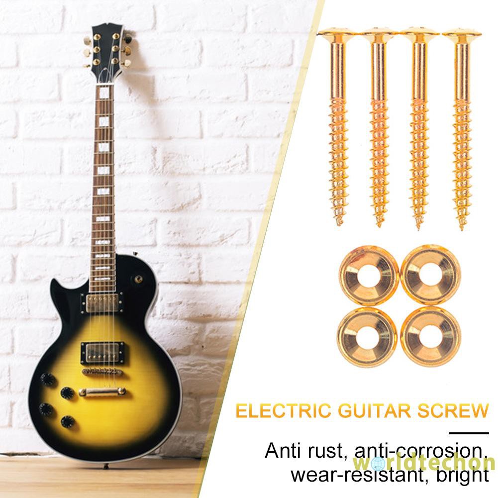 Set 8 Ốc Vít Cố Định Cổ Đàn Guitar Điện / Bass