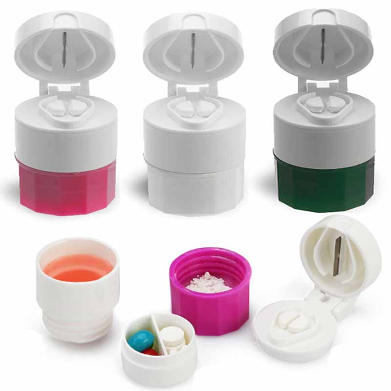 Hộp cắt thuốc viên 4 tầng 4 trong 1 tiện dụng