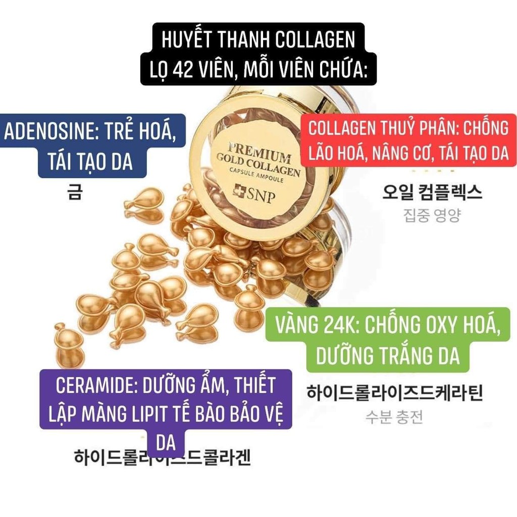 (Date 2024) Collagen SNP Premium Gold Collagen Capsule Ampoule Mới Có bill | BigBuy360 - bigbuy360.vn