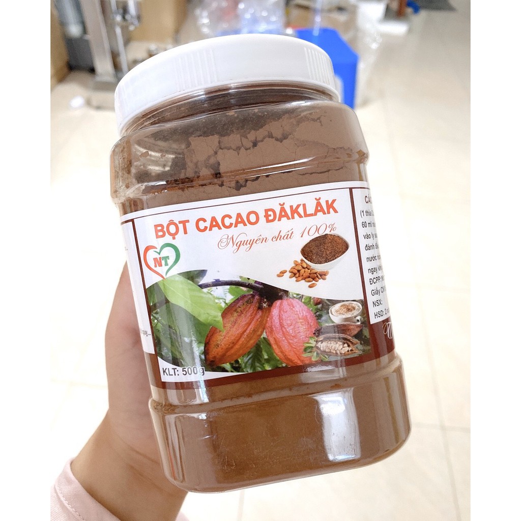 500GR BỘT CA CAO NGUYÊN CHẤT ĐAK LAK hàng loại 1 ngon nhất