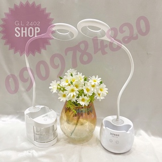 Đèn học để bàn chống cận thị sạc tích điện cảm ứng 3 chế độ