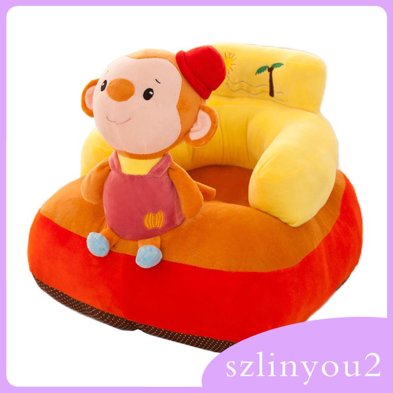 Đồ Chơi Ghế Sofa Hình Động Vật Hoạt Hình Dễ Thương Cho Bé Sơ Sinh Tập Ngồi cover