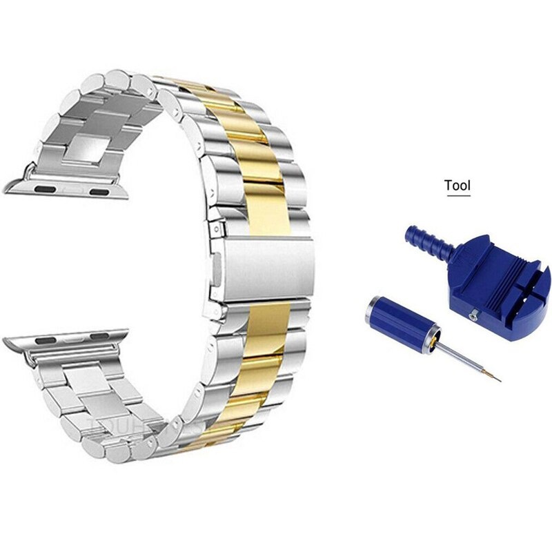 Dây đeo đồng hồ thép không gỉ thay thế thích hợp cho Apple Watch 4 3 2 1 42mm 38mm iWatch 5 6 SE 40MM 44MM Series T500 Strap Apple Watch Series 8 7 41MM 45MM Ultra 49MM band