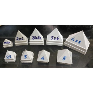 Combo 10 nắp chụp hàng rào bằng nhựa , nút bịt đầu sắt hộp, chông hàng rào