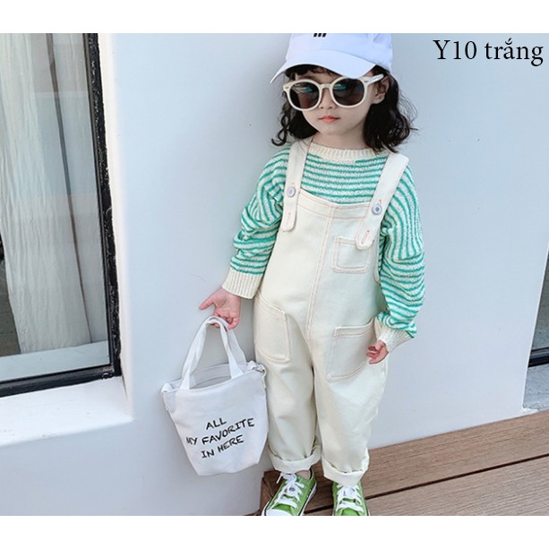 Yếm jean cho bé trai bé gái (13 - 33kg) VEMZKIDS