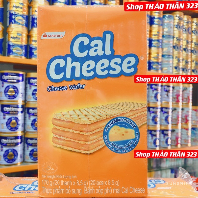 ❤Bánh Xốp Phô mai Cal Cheese 170g (20 thanh X 8,5g) | BigBuy360 - bigbuy360.vn