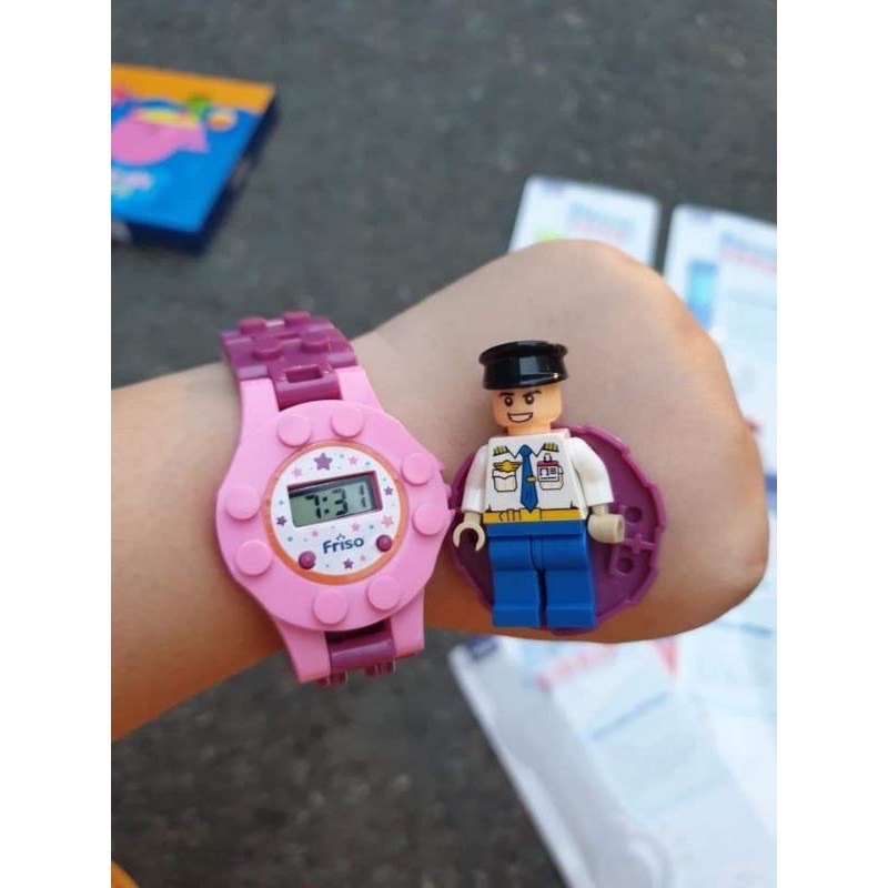 Đồng hồ lắp ráp Cảnh Sát, Phi Công, Kỹ Sư, Lính Cứu Hoả cho bé (dây điều chỉnh được.)