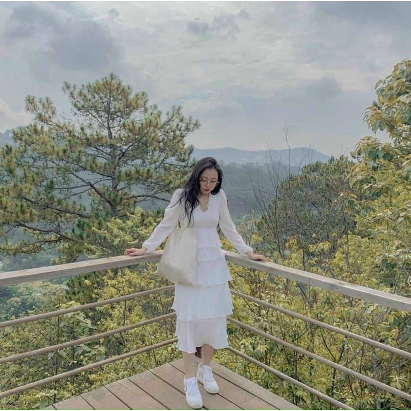 ĐẦM MAXI TRẮNG TẦNG | BigBuy360 - bigbuy360.vn