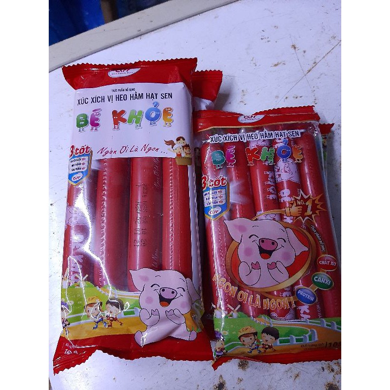 Xúc xích vị heo hầm hạt sen Bé Khỏe