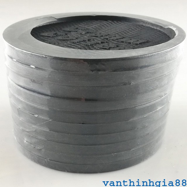 Đế Lót Ly Nhựa Đen Rico 8cm Bộ 10 Miếng