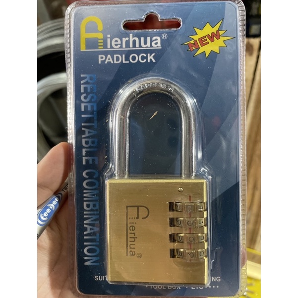 Ổ khoá số Fierhua 60mm  AH-504 (loại 4 số cài đặt)