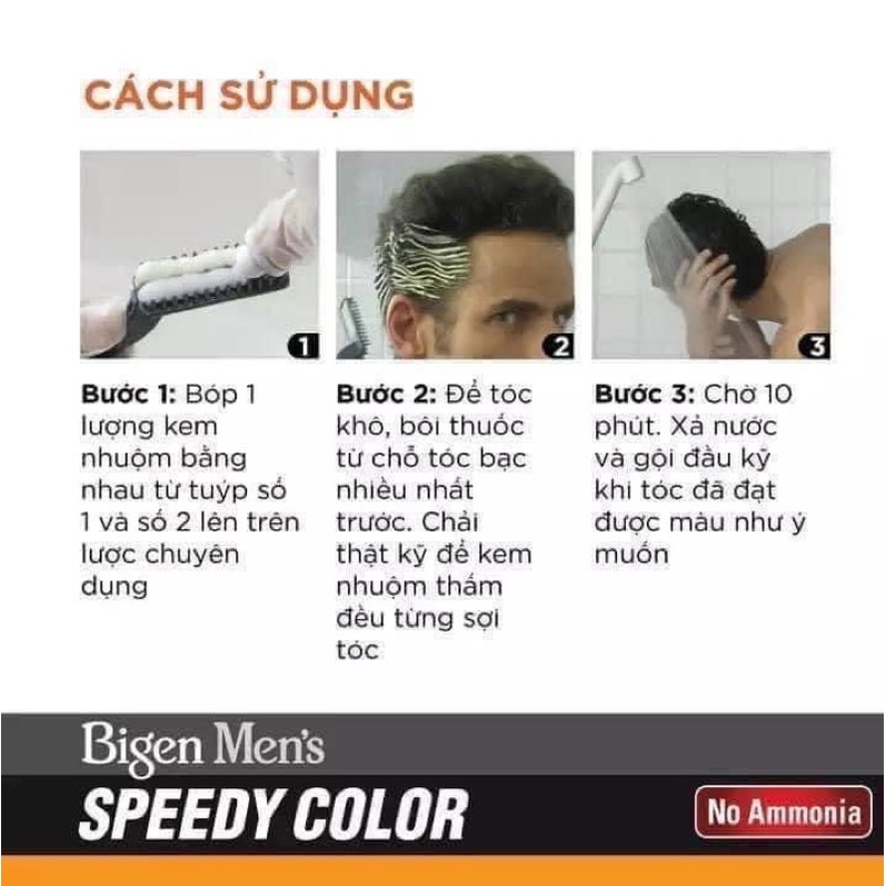 [Hàng_Nhật] Thuốc nhuộm tóc phủ bạc cho nam giới Men's Bigen dạng xịt 40G*2