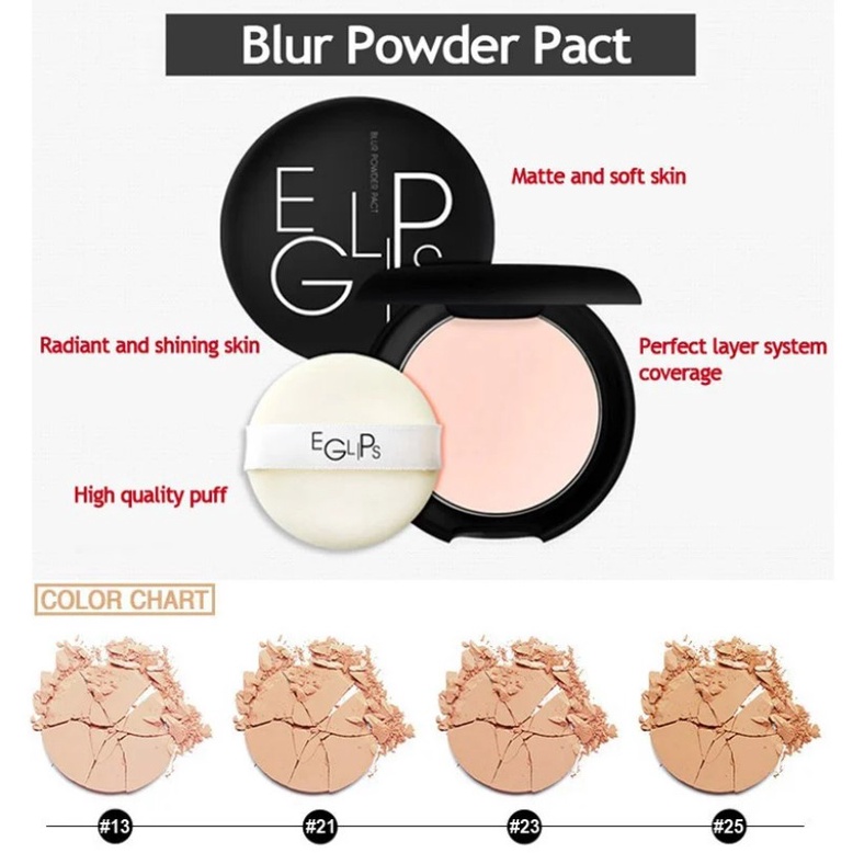 Phấn phủ siêu mịn Eglips Blur Powder Pact