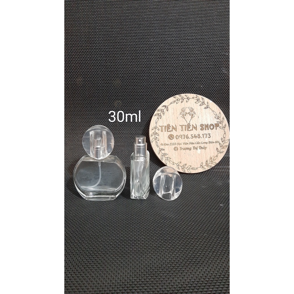 Chai nước hoa XO trong nắp bạc 30ml