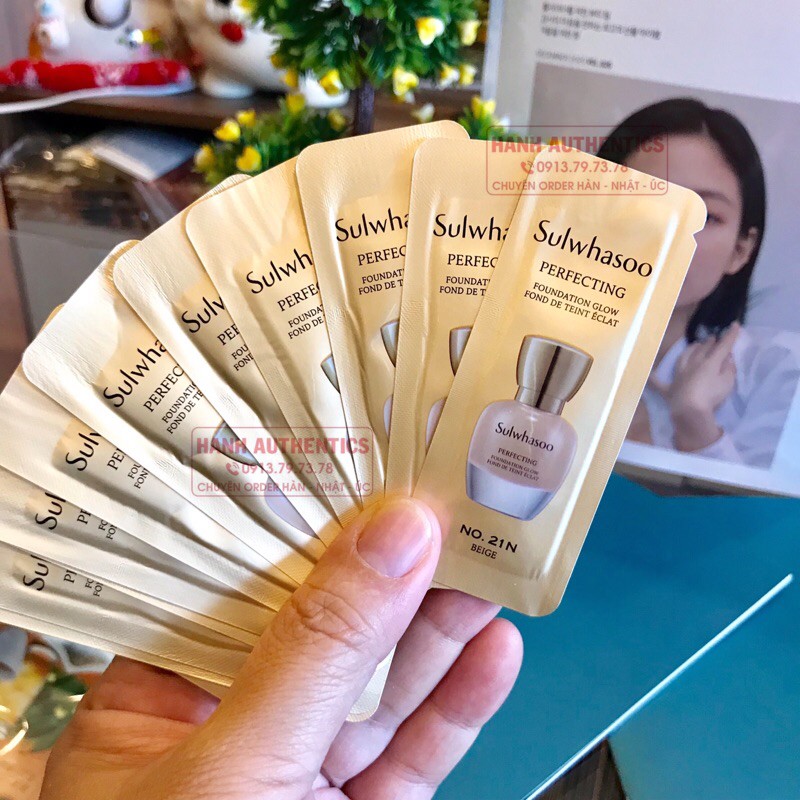Kem nền Perfecting Foundation Glow SPF 17/PA+ Tone 21