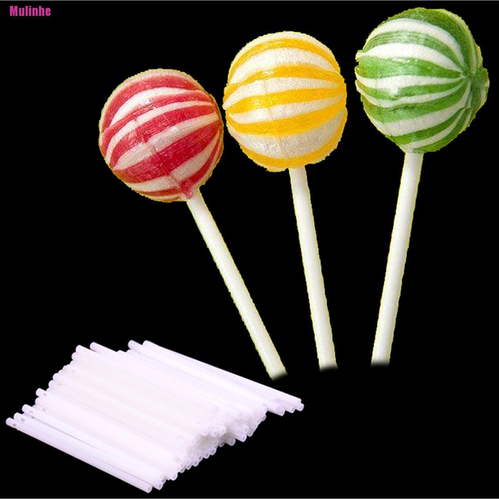 Set 100 Que Làm Kẹo Mút / Socola / Kẹo Lolly Tiện Dụng