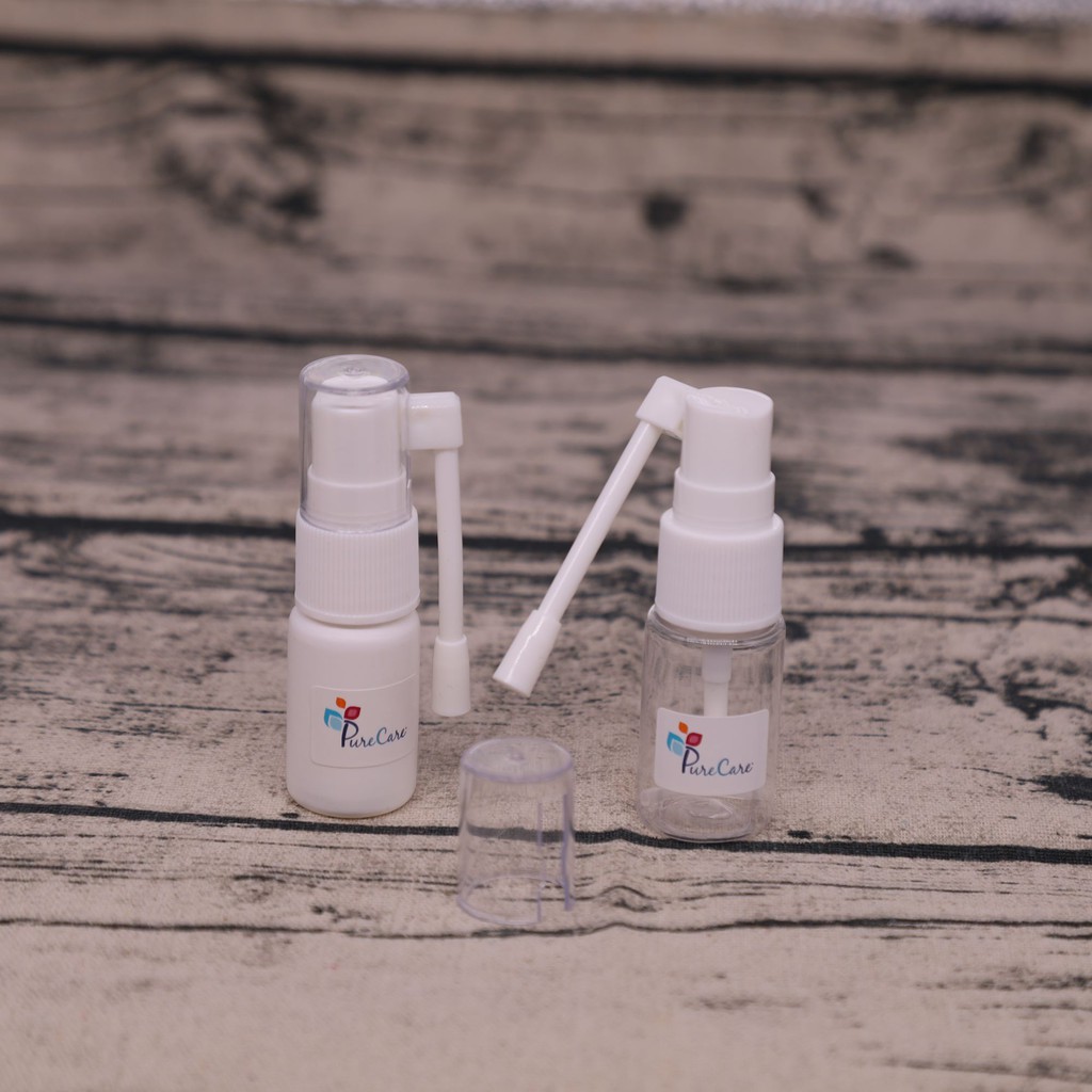 Chai Nhựa PET HDPE Nhỏ mũi xịt họng 10ml 15ml 20ml 30ml Thơm Miệng Sát Khuẩn Mist Nose Bottles