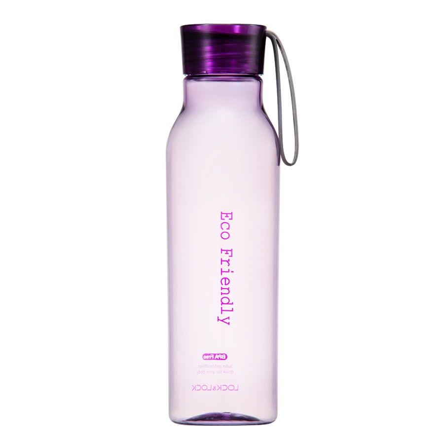 [Mã LIFELL10 giảm 8% tối đa 100K đơn 300K] Bình Đựng Nước Lock&Lock Eco Water Bottle ABF644 (550ml)- màu tím