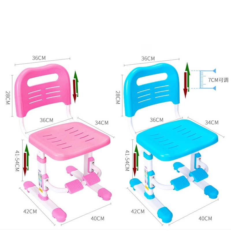 Ghế học sinh thông minh tăng giảm chiều cao có gác chân giúp điều chỉnh tư thế ngồi đúng