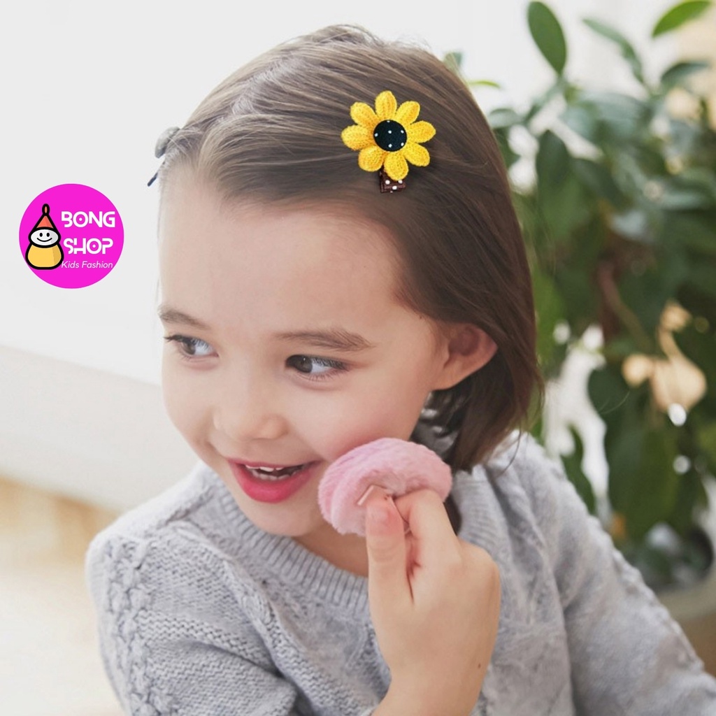 Kẹp Tóc Hình Hoa Hướng Dương Thời Trang Hàn Quốc Cho Bé Gái