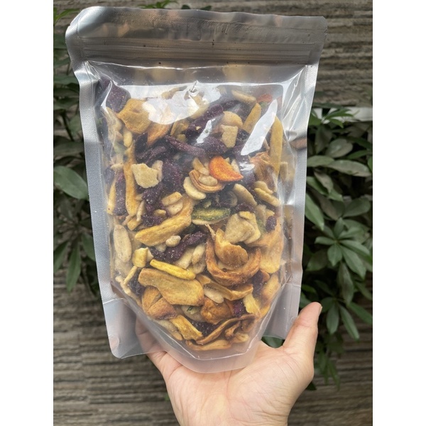 500g trái cây sấy(hoa quả sấy) vụn