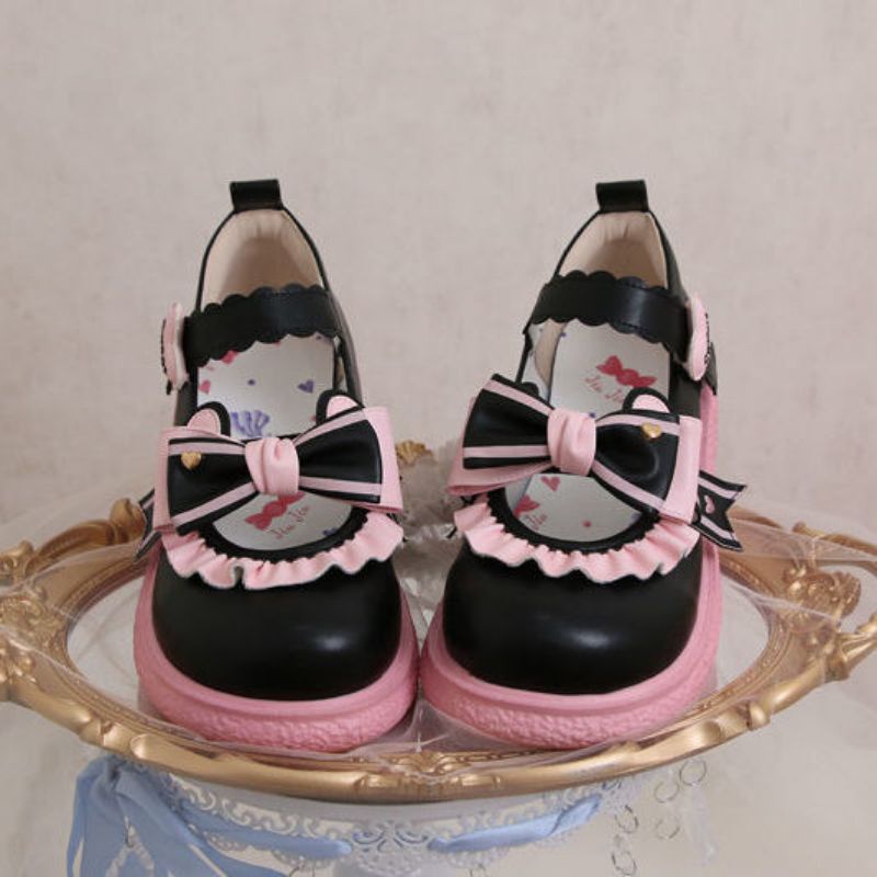 GIÀY LOLITA MŨI TRÒN 100% ảnh thật