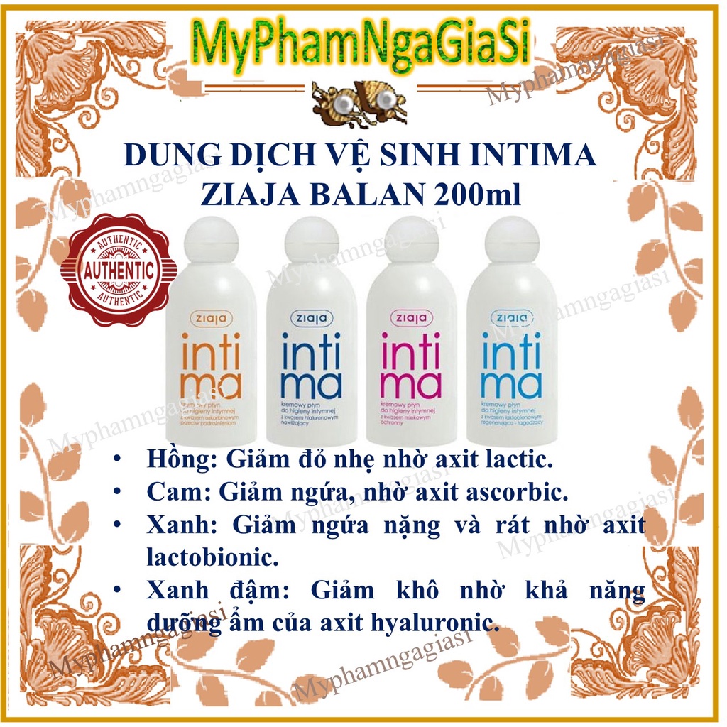 DUNG DỊCH VỆ SINH  INTIMA BALAN