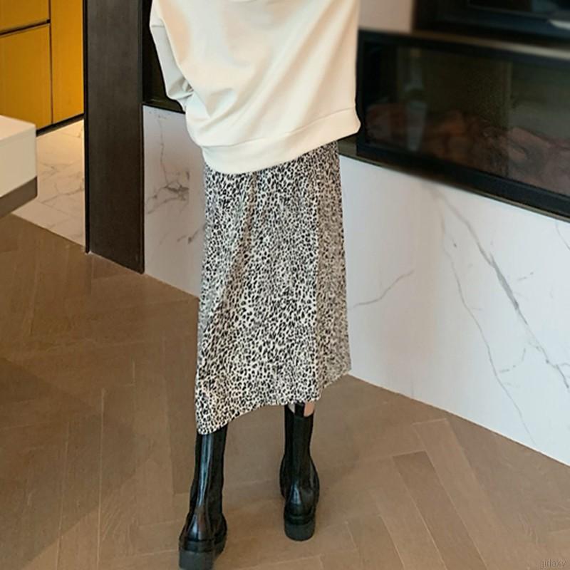 Chân Váy Dài Xẻ Tà Họa Tiết Da Báo Thời Trang Cho Nữ | BigBuy360 - bigbuy360.vn