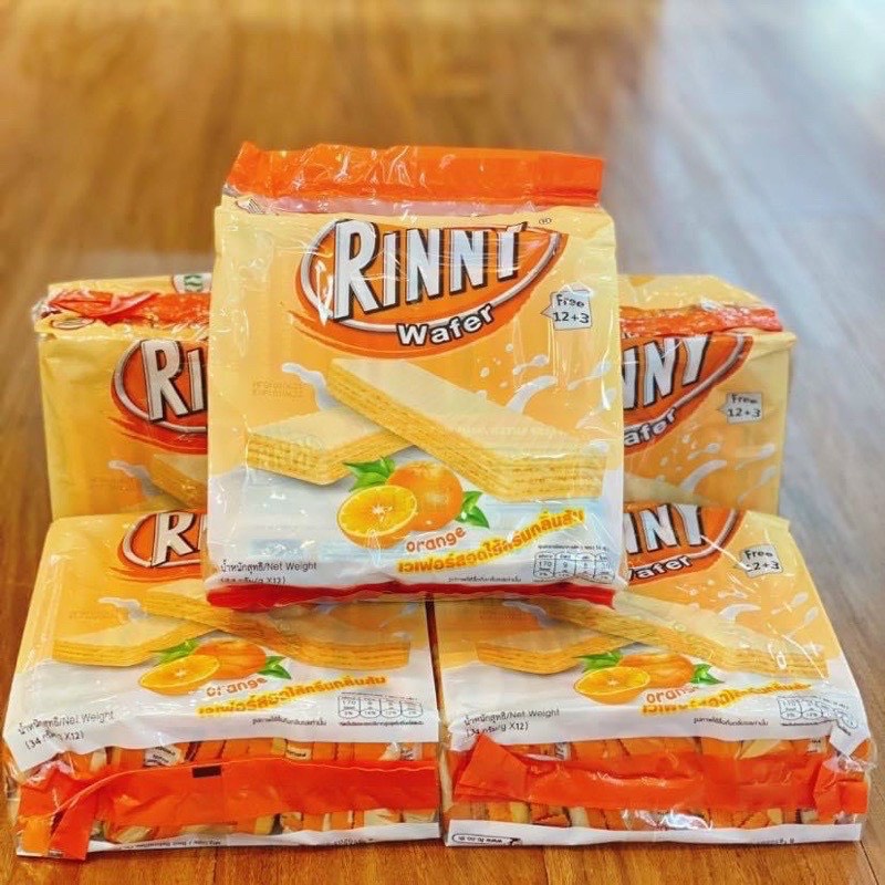 Bánh Xốp Rinny Wafer Thái Lan đủ 6 vị