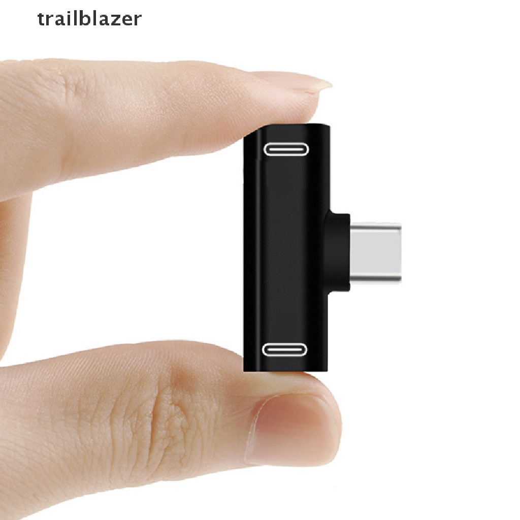 Cáp chuyển đổi âm thanh tai nghe AUX kép USB Type C Trailblazer UIO