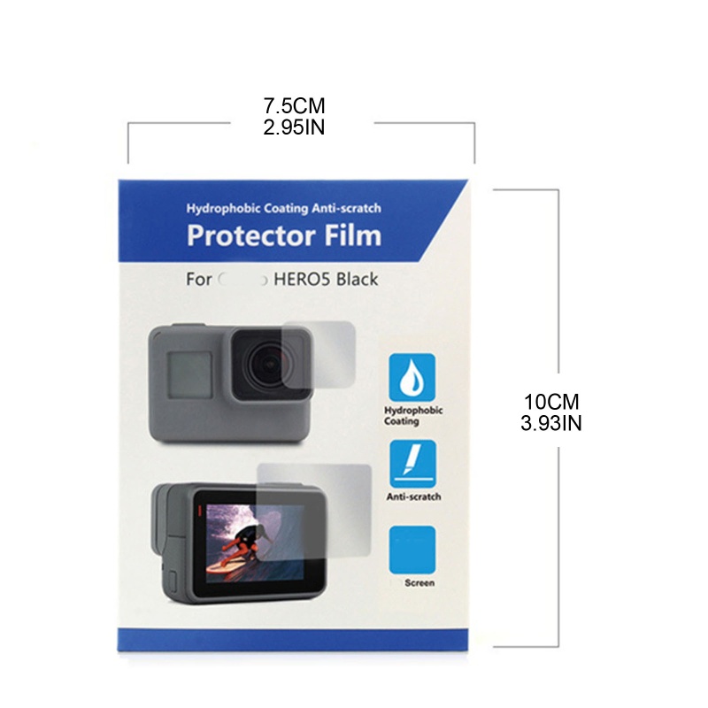 Kính Cường Lực Bảo Vệ Màn Hình LCD Cho Go Pro Hero 5 6 7