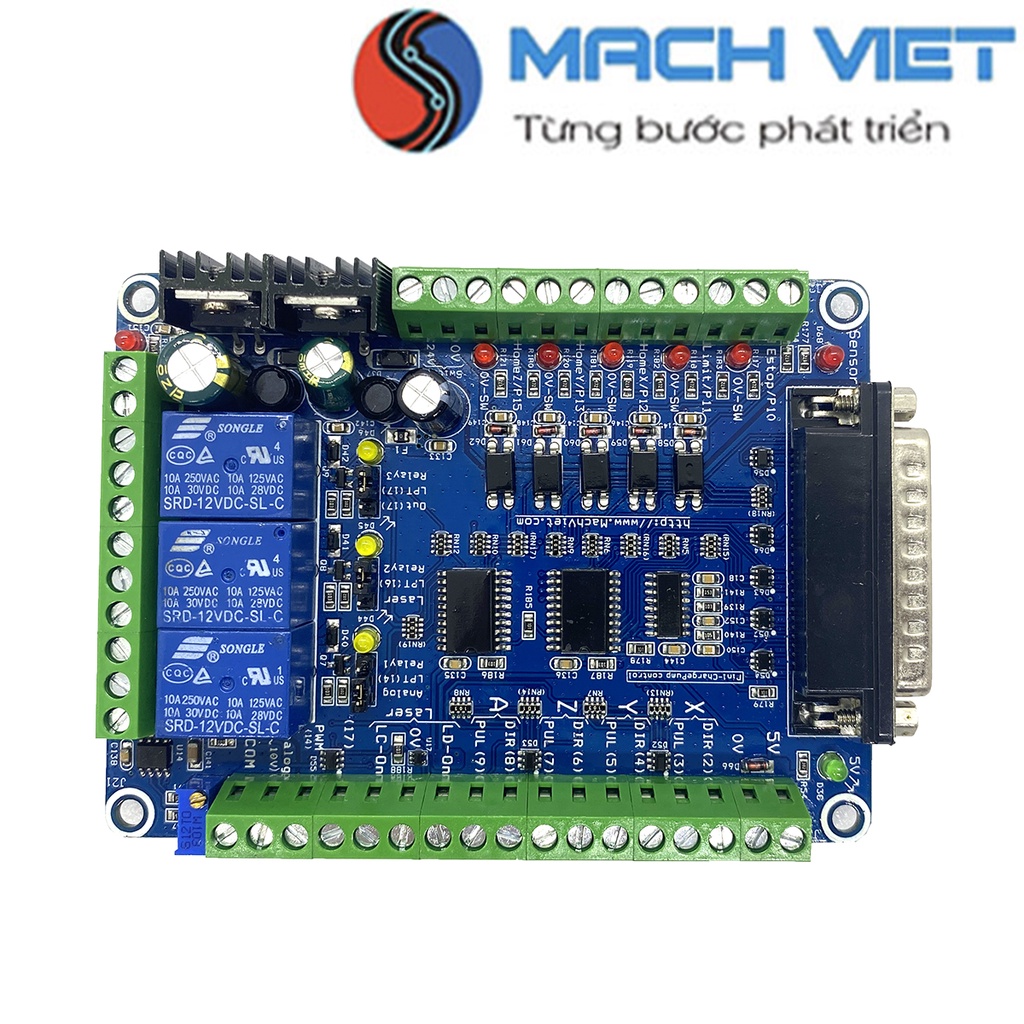 Mạch điều khiển Mach3 CNC LPT V2.4.3 Mạch Việt