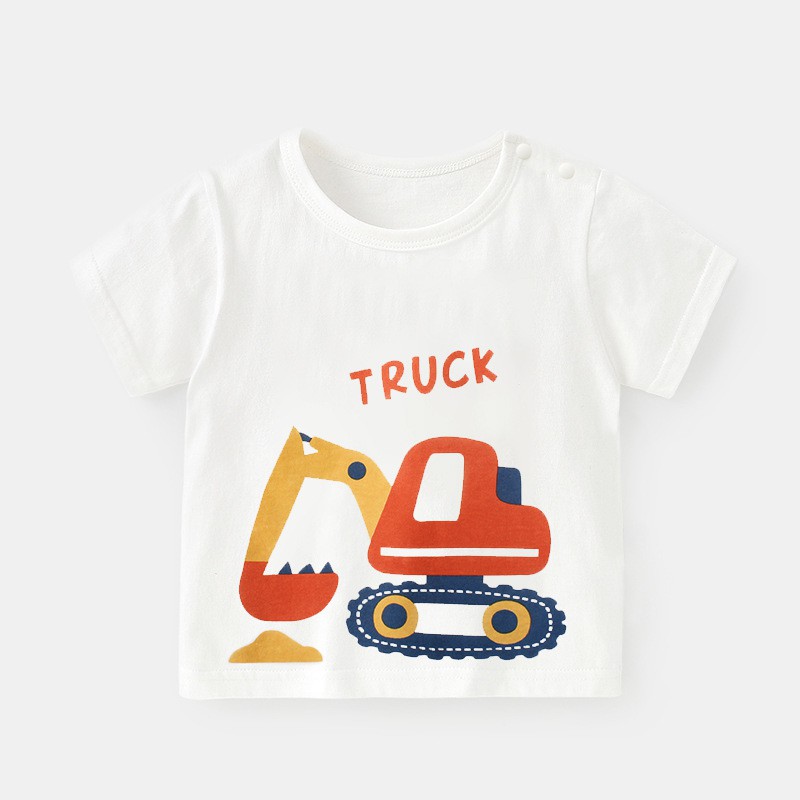 ÁO THUN BÉ TRAI BÉ GÁI CHẤT COTTON HELLO TRUCK