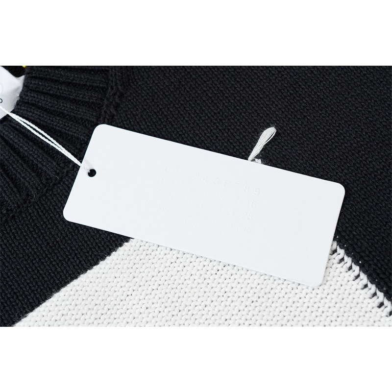 Áo len Maison Margiela knitted 4 stitch panel jumper ss21